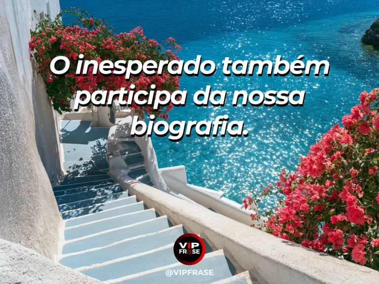 Mensagem sobre a vida com lagoa turquesa revelada por trilha tropical.