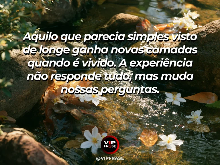 Mensagem sobre a vida com nascente cristalina entre musgos e samambaias.