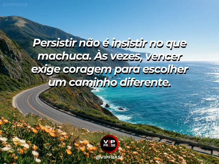 Mensagem de superação em bifurcação entre caminho difícil e vale luminoso, representando a coragem de mudar de rota.