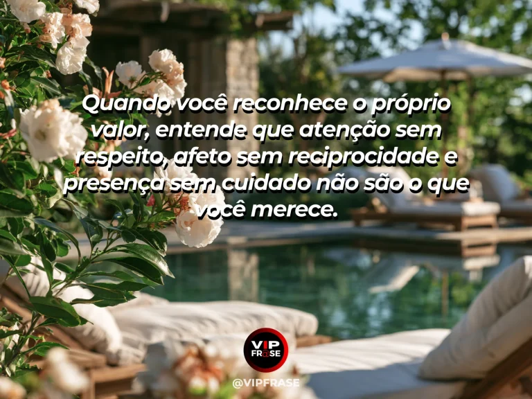 Mensagem de autoestima sobre self-worth refusing emotionally insufficient relationships, em cena luminosa e acolhedora
