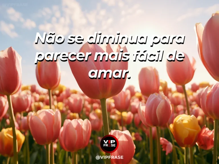 Frase de autoestima sobre refusing to shrink for acceptance, com wide flower path opening into a luminous landscape
