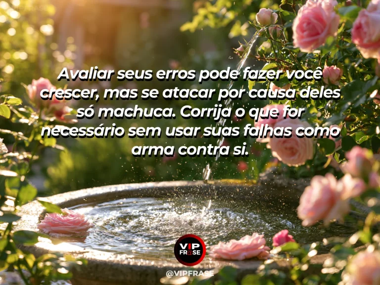 Mensagem de autoestima sobre constructive self-reflection without self-punishment, em cena luminosa e acolhedora