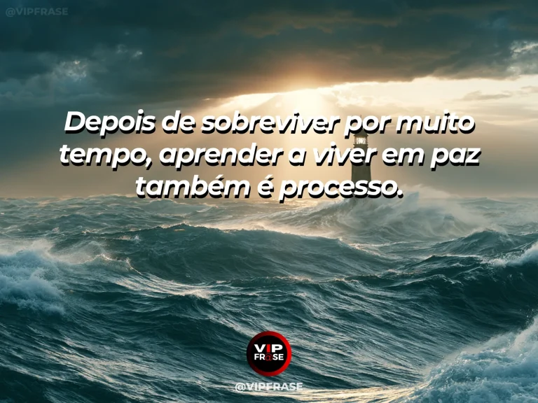 Frase de superação em cenário natural sobre o fim da luta também exige adaptação.