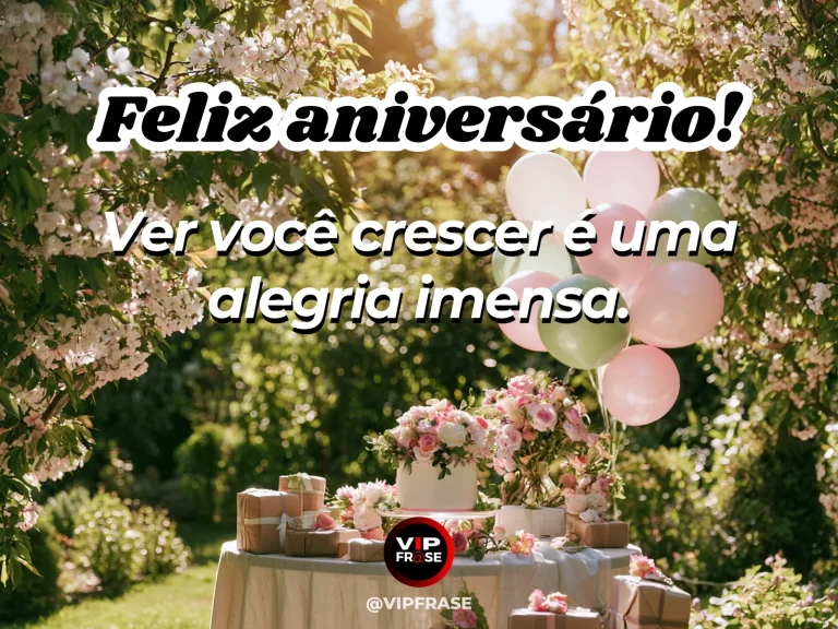 Mensagem de aniversário para sobrinha sobre familia, com young flowering tree thriving.