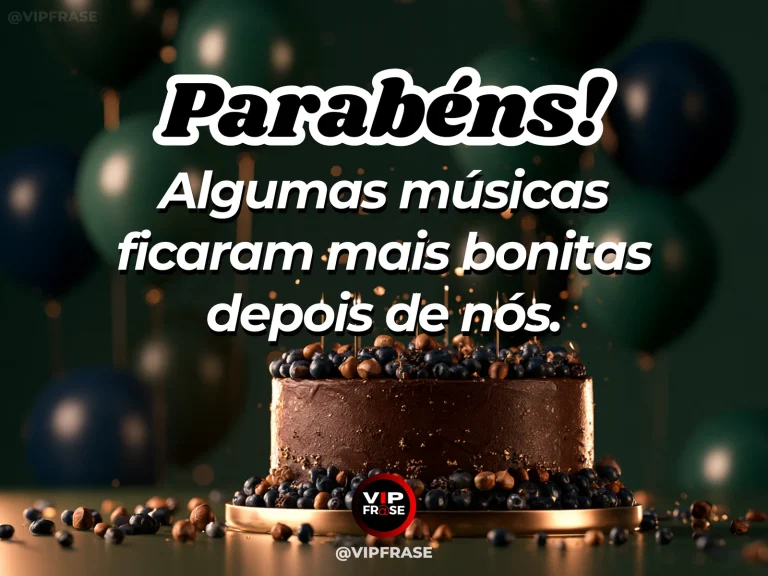 Mensagem de aniversário para namorado sobre amor, com vinil e buquê de flores sob luz dourada.