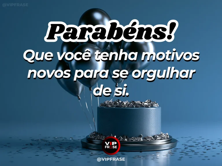 Mensagem de aniversário para marido sobre autoestima, com cenário festivo delicado.