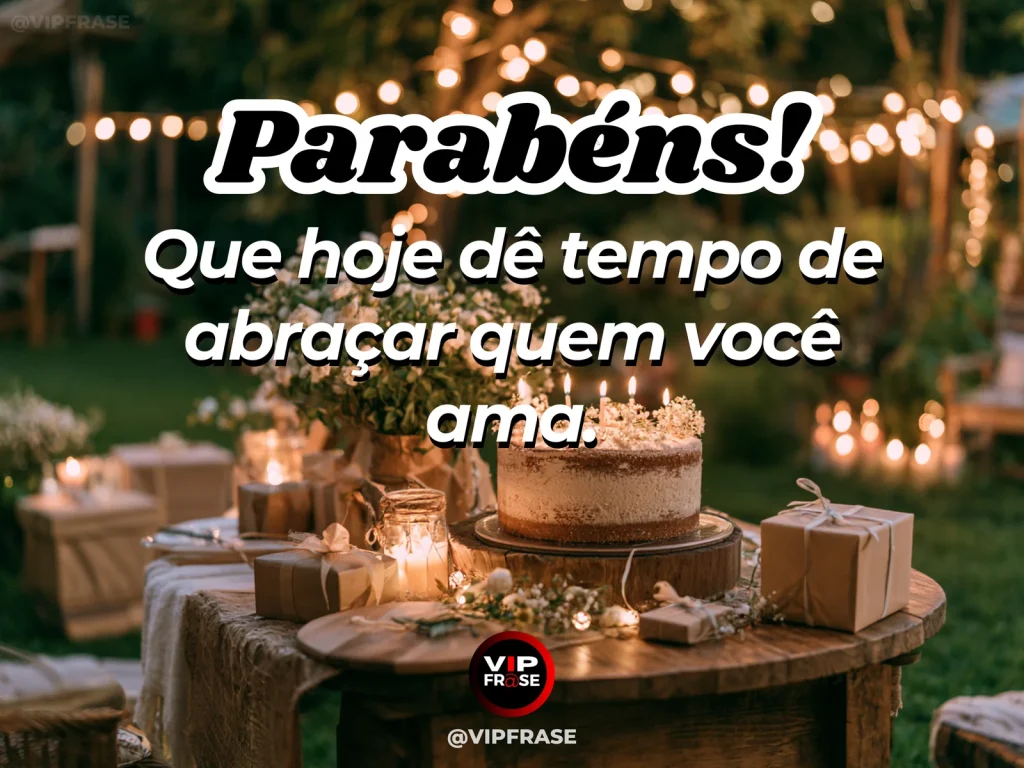 Mensagem de aniversário para WhatsApp sobre afeto, com two chairs.