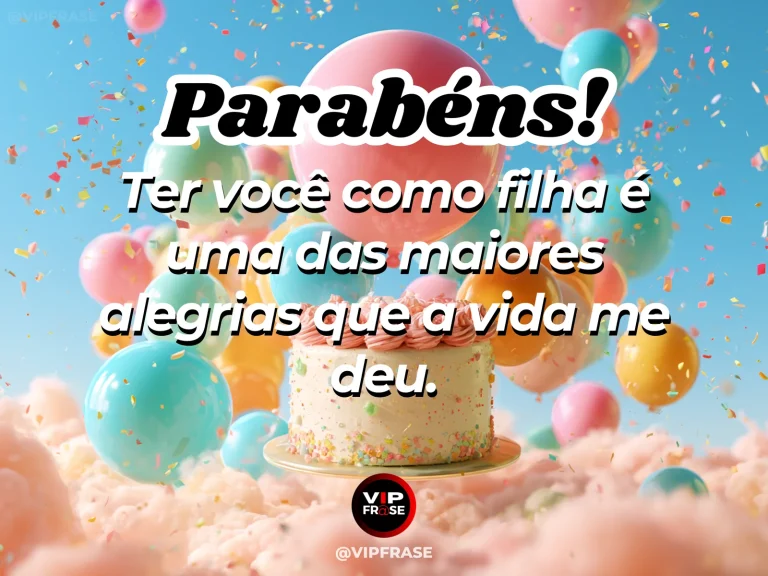 Arte de aniversário para filha sobre gratidao, com paisagem luminosa.