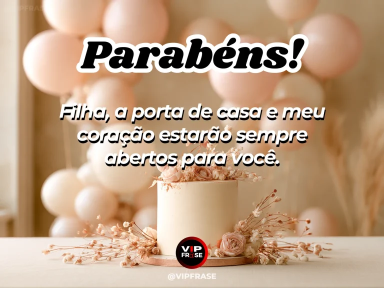 Arte de aniversário para filha sobre familia, com flores e luz natural.