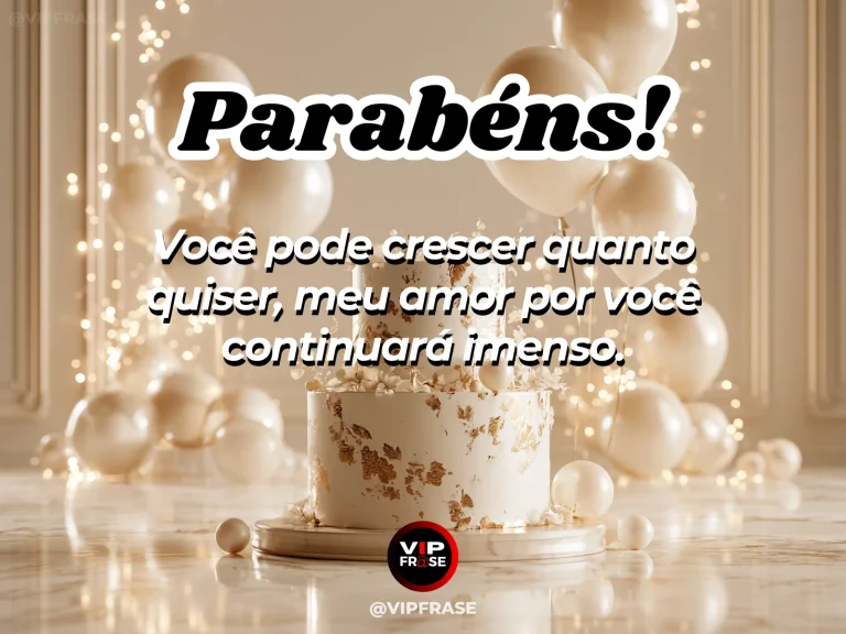 Arte de aniversário para filha sobre amor, com detalhes delicados de celebração.