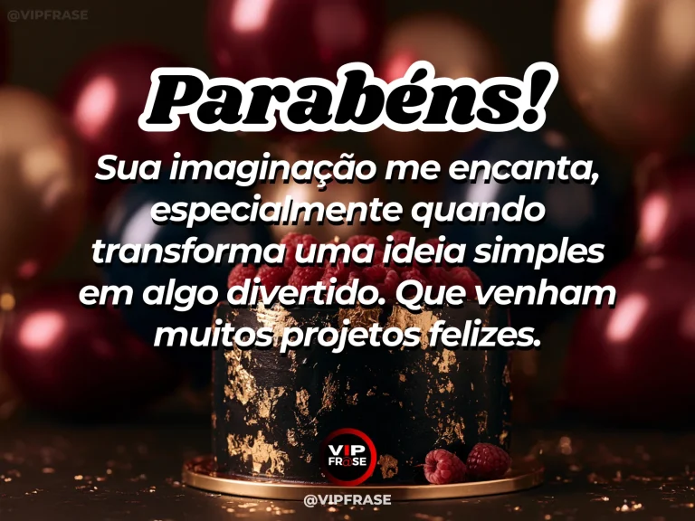 Mensagem de aniversário para namorado sobre carinho, com mesa criativa com desenhos abstratos e flores vivas.