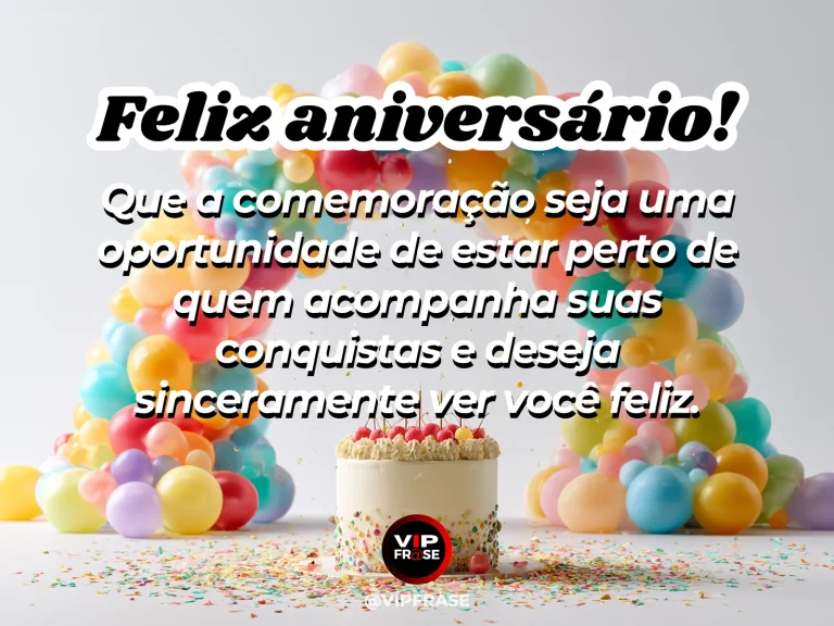 Mensagem de aniversário para WhatsApp sobre carinho, com welcoming group birthday place settings at family garden table.