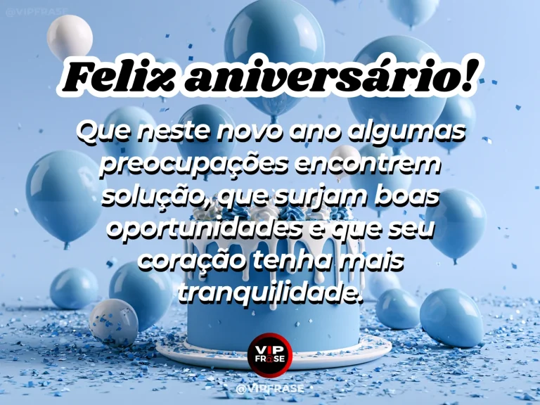 Mensagem de aniversário para WhatsApp sobre esperança, com bright sunny birthday table with unopened elegant envelope and flowers.