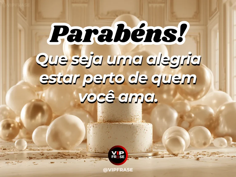 Mensagem de aniversário para WhatsApp sobre afeto, com warm birthday luncheon table.