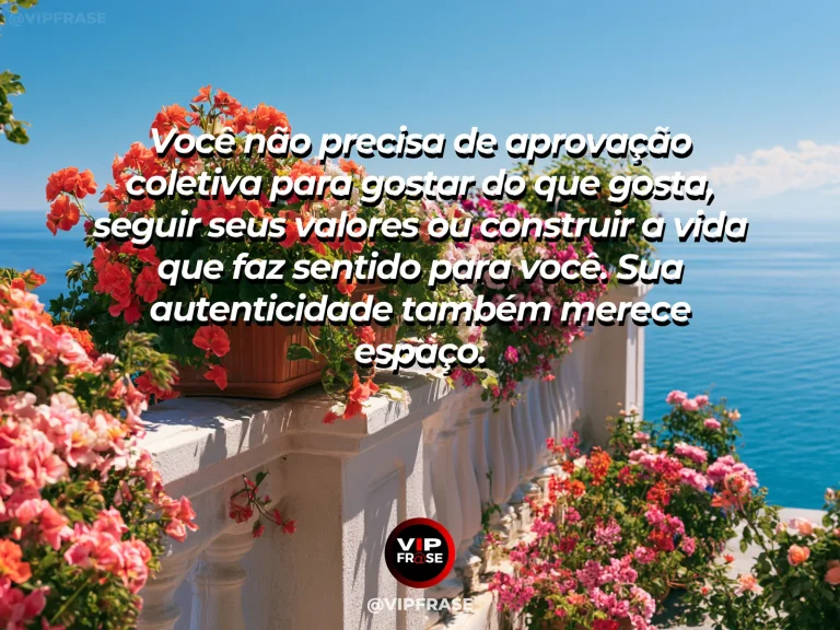 Mensagem de autoestima sobre freedom to live authentically, em cena luminosa e acolhedora