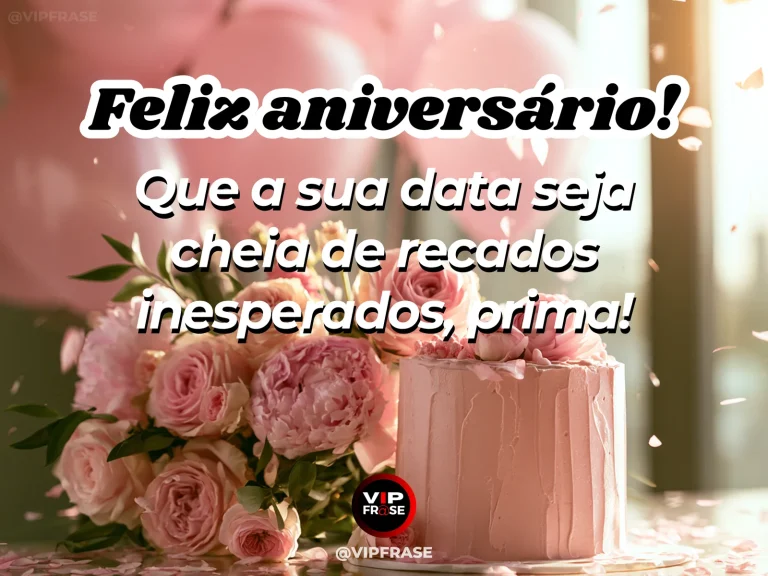 Mensagem de aniversário para prima sobre carinho, com festive stationery envelopes and pastel flowers on a celebration table.
