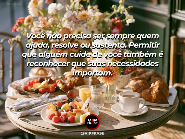Mensagem de autoestima sobre allowing yourself to receive care, em cena luminosa e acolhedora