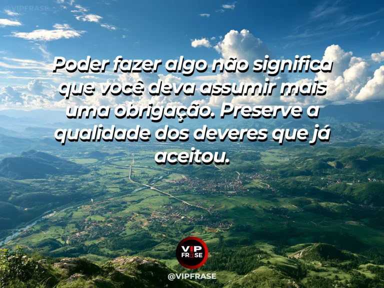 Frase de sabedoria sobre limites para novos compromissos, com canteiros de jardim bem cuidados com ferramentas guardadas.