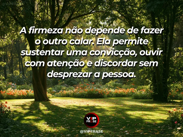 Frase de força sobre respeito no limite da discordância, com duas árvores diferentes lado a lado em campo verde iluminado.