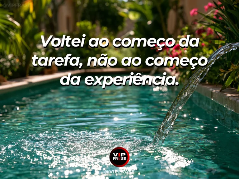 Mensagem sobre recomeço e recomeçar uma tarefa com aprendizado acumulado, com ateliê com instrumentos organizados e peça artesanal retomada.