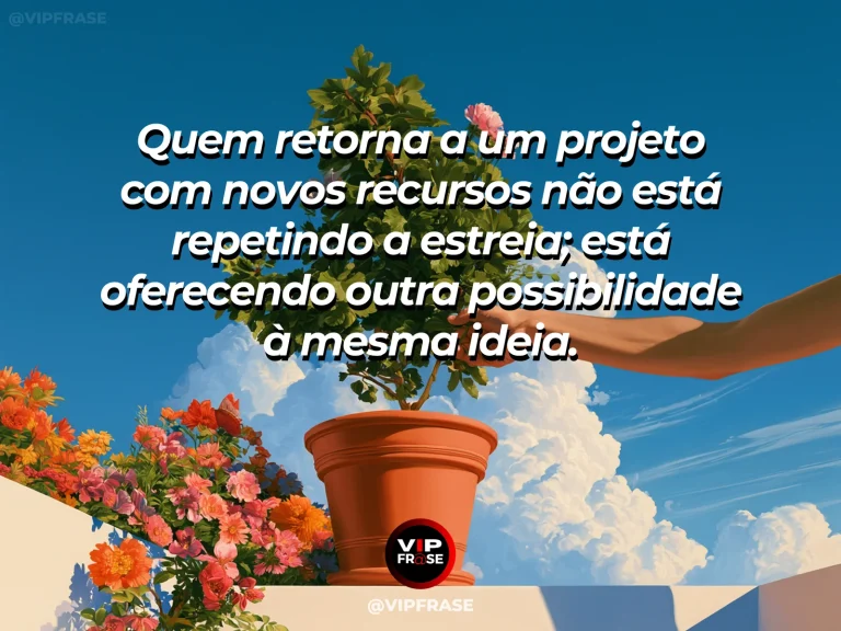 Frase sobre recomeço e retomar um projeto com novos recursos, em cena de bancada organizada com novas ferramentas e trabalho artesanal retomado.