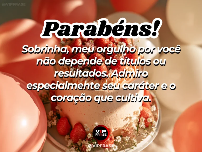 Mensagem de aniversário para sobrinha sobre amor, com simple elegant flowering branch shining.