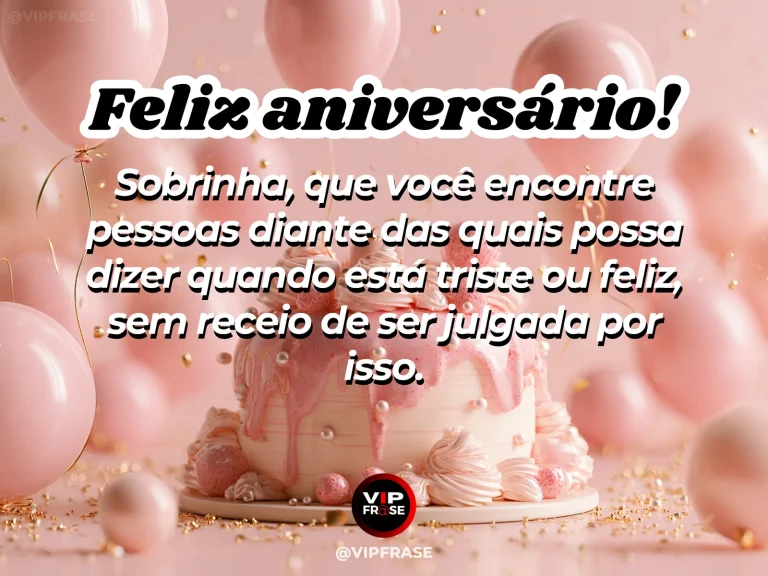 Mensagem de aniversário para sobrinha sobre conforto, com cena festiva de gentle pastel flowers and warm glowing candles beside birthday ca.