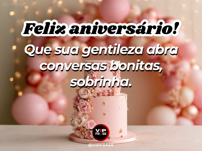 Mensagem de aniversário para sobrinha sobre carinho, com cena festiva de lovely inviting flower arch beside celebration table pink roses a.