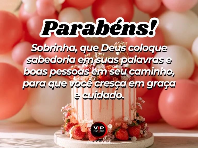 Mensagem de aniversário para sobrinha sobre deus, com cena festiva de luminous sun rays over elegant birthday garden party under a clea.