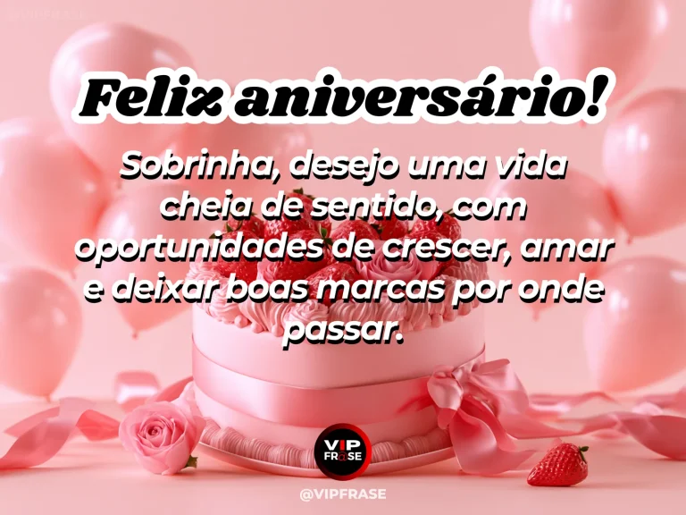 Mensagem de aniversário para sobrinha sobre vida, com sunlit field of vibrant cosmos flowers.