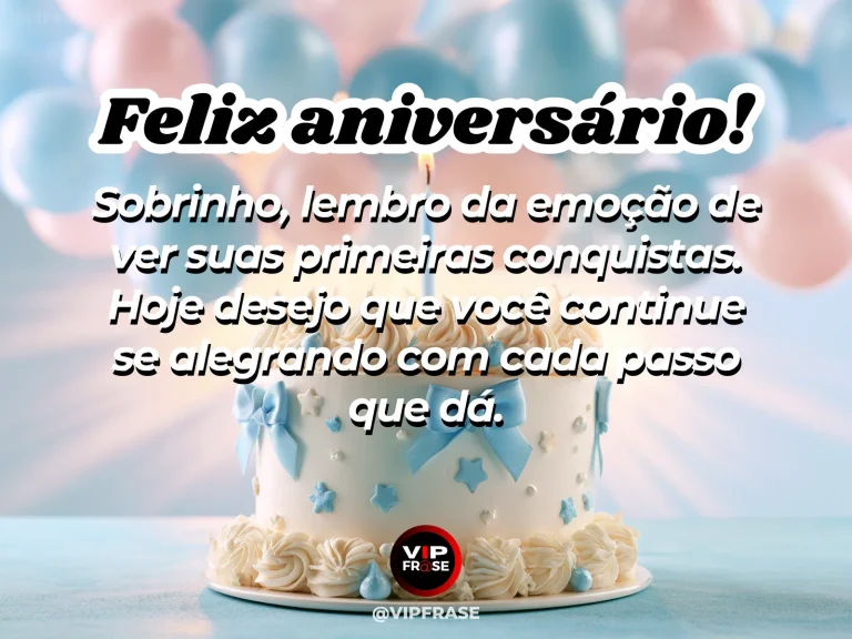 Arte de aniversário para sobrinho sobre sucesso, com cheerful tiny pair of childhood shoes beside birthday cake and vivid flowers.