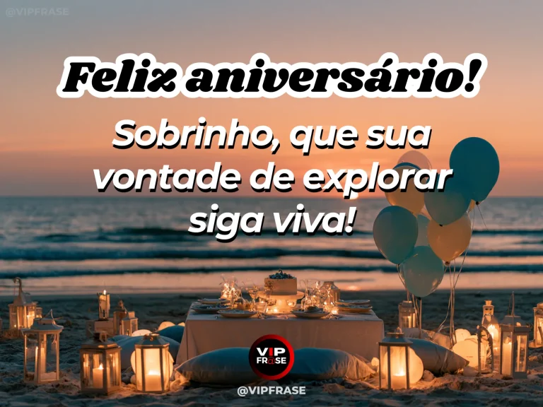 Arte de aniversário para sobrinho sobre coragem, com green hillside.