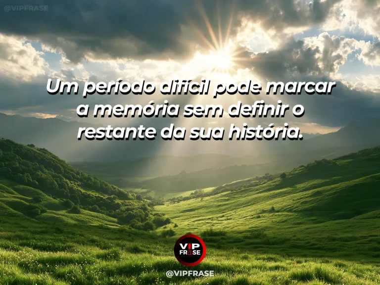 Mensagem de superação com livro aberto diante de uma paisagem iluminada, simbolizando que um capítulo difícil não encerra a história.