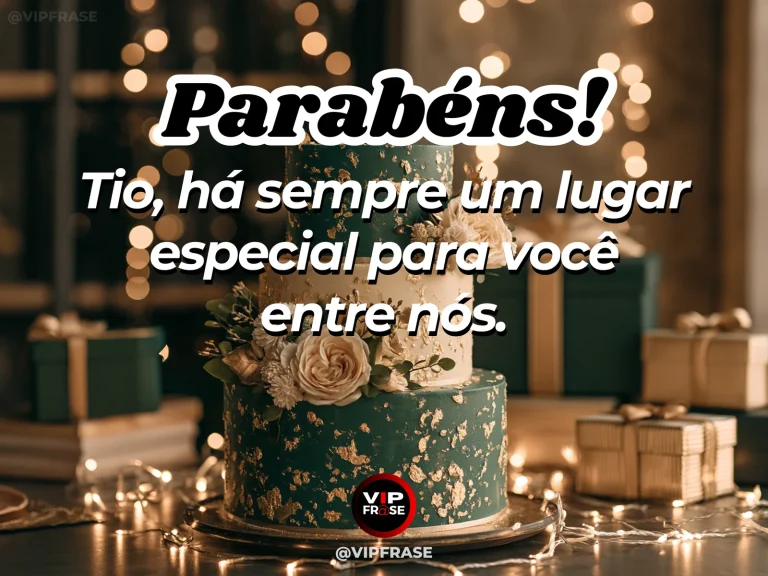 Mensagem de aniversário para tio sobre familia, com warm inviting family dining table.
