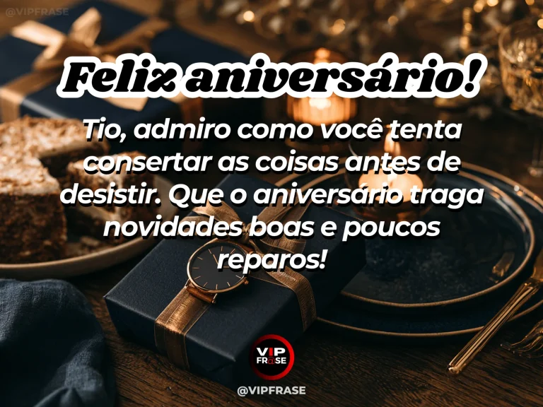 Mensagem de aniversário para tio sobre sabedoria, com organized home hobby workbench.