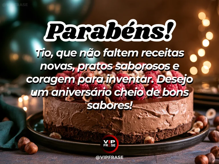 Mensagem de aniversário para tio sobre coragem, com joyful bright home kitchen.