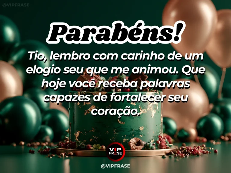 Mensagem de aniversário para tio sobre gratidao, com open blank handmade greeting card.