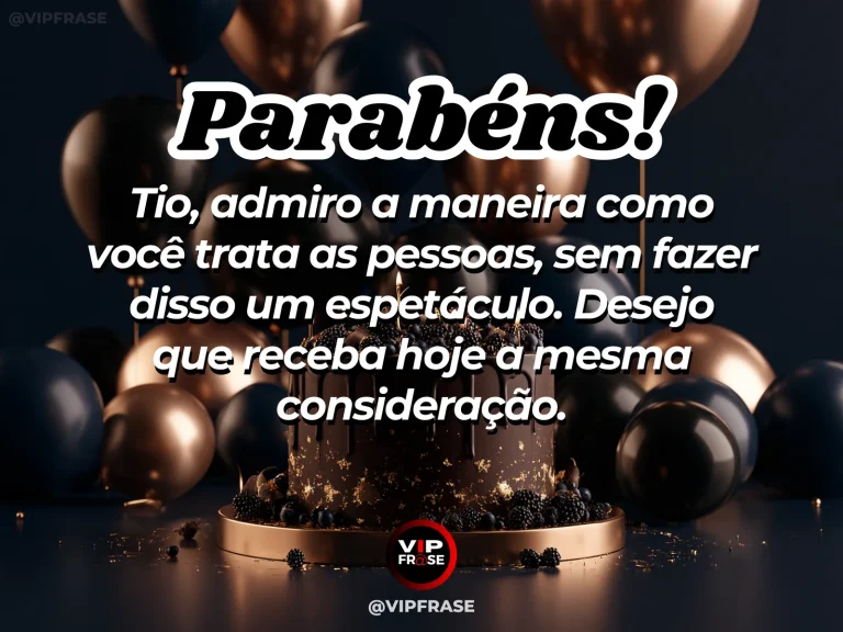 Mensagem de aniversário para tio sobre sabedoria, com cenário acolhedor e luz natural.