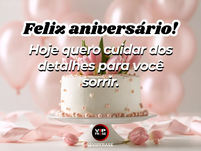 Mensagem de aniversário para esposa sobre carinho e admiração, com flores e luz natural.