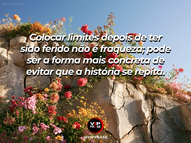 Mensagem de superação em cenário natural sobre um limite novo pode proteger seu futuro.