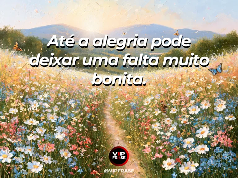 Frase sobre saudade com campo de margaridas vibrantes numa manhã clara.