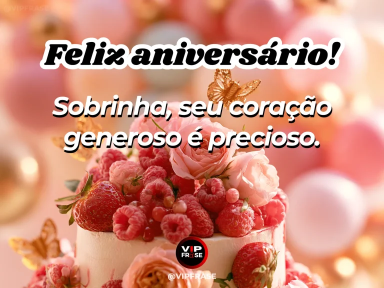 Mensagem de aniversário para sobrinha sobre carinho, com soft golden sunlight bathing an abundant flowering garden.