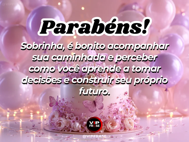 Mensagem de aniversário para sobrinha sobre recomeco, com bright winding path through flowering hills leading toward open horizon.