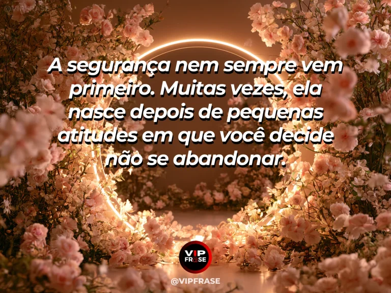 Mensagem de autoestima sobre self-respect before confidence fully arrives, com small steps leading toward warm morning light