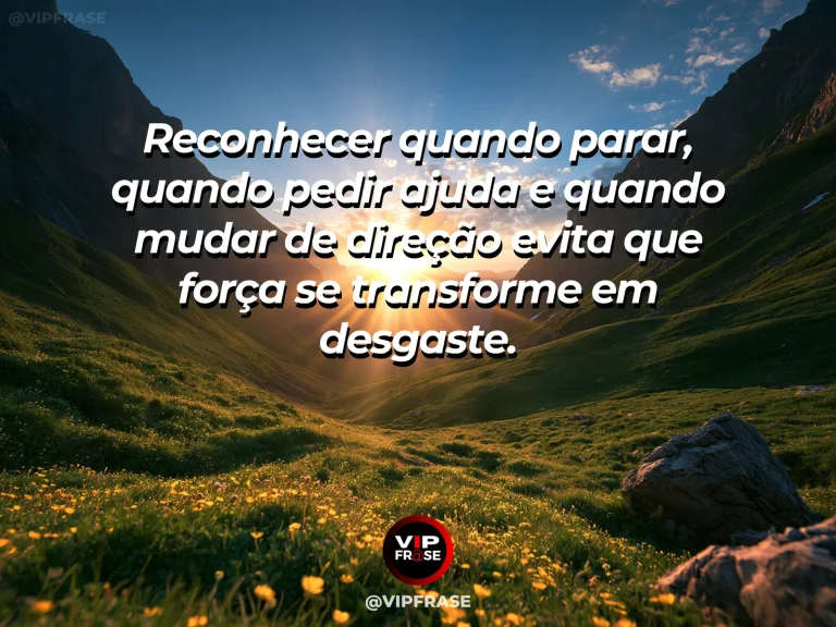 Mensagem de superação em cenário natural sobre você pode aprender a confiar no próprio limite.