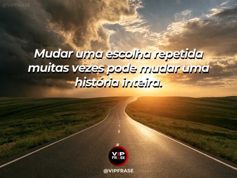 Frase de superação em road breaking away from a circular route into open countryside.