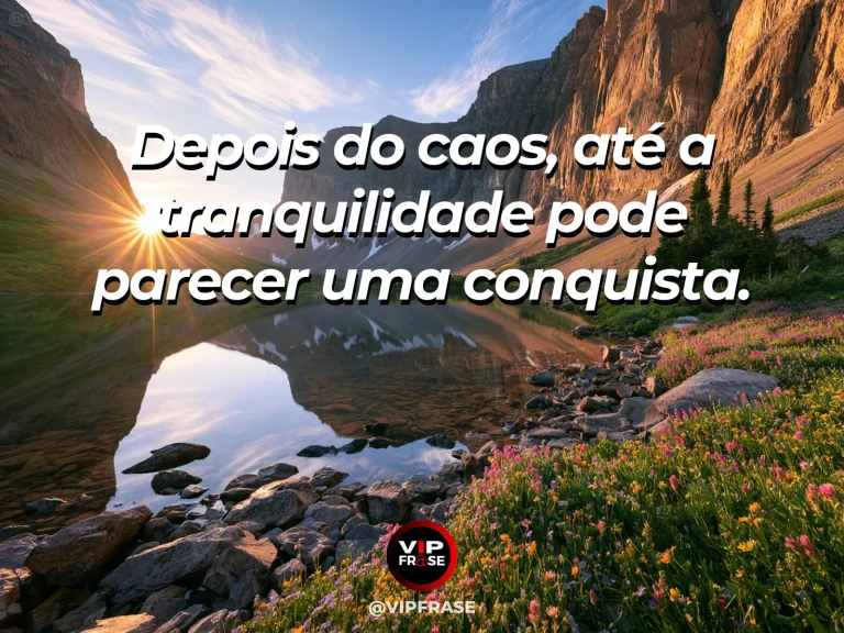 Frase de superação em cenário natural sobre você pode voltar a sentir segurança.